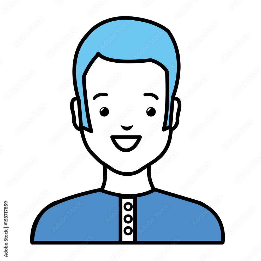 young man avatar character vector illustration design young man avatar character vector illustration design