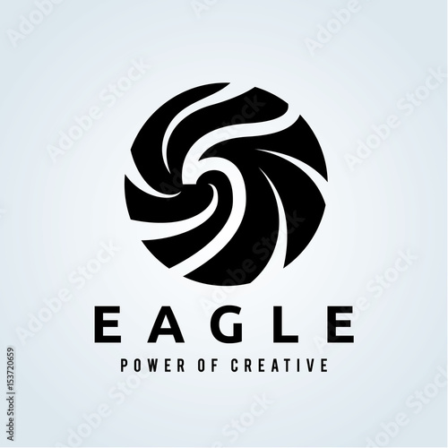 Eagle logo, Pheonix logo, bird logo, vector logo template.