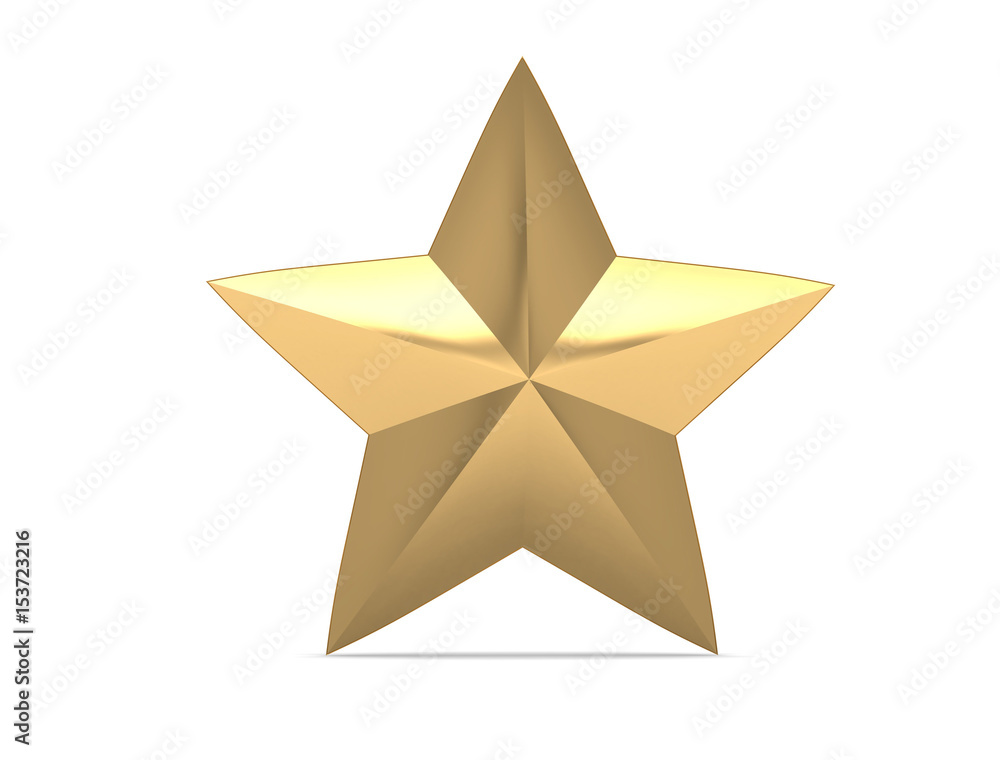 Obraz premium Christmas Star isolated on white Background.