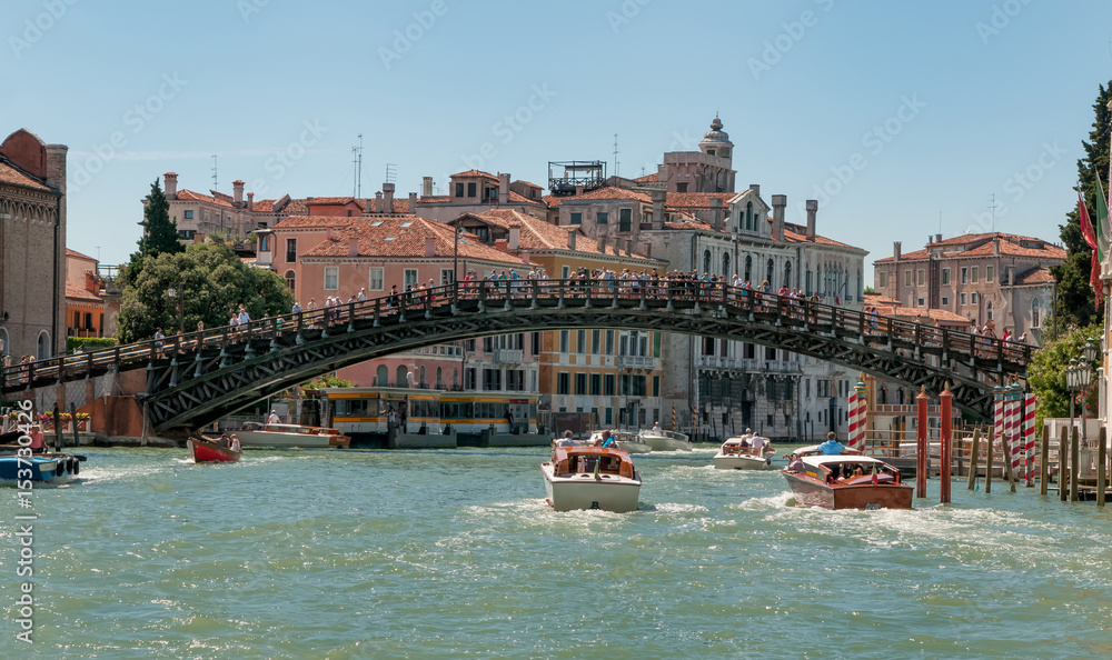 Ponte dell' Accademia, Venice, Italy.
