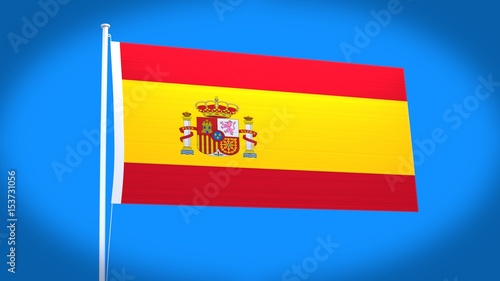 the national flag of Spain