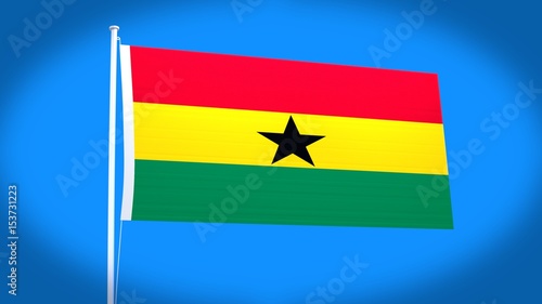the national flag of Ghana