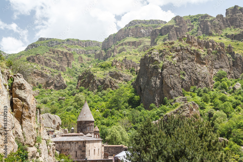 A view to Geghard monastery, Armenia