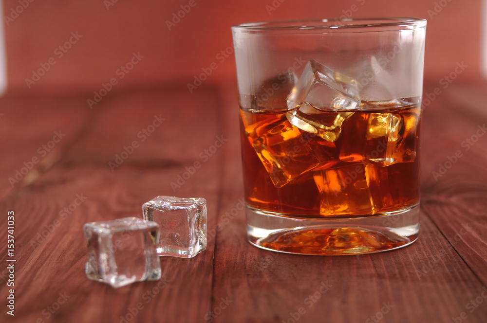 whiskey with ice whiskey with ice