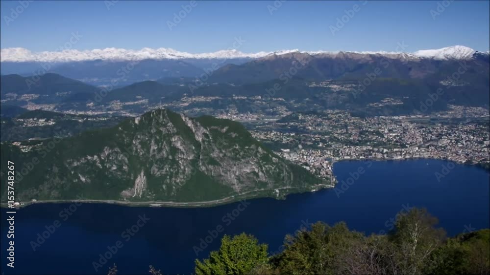 Luganersee vid 06 schwenk Luganersee vid 06 schwenk