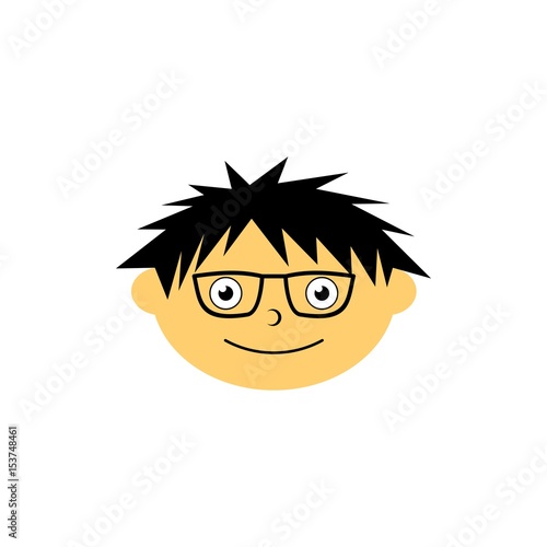 children head cartoon vector