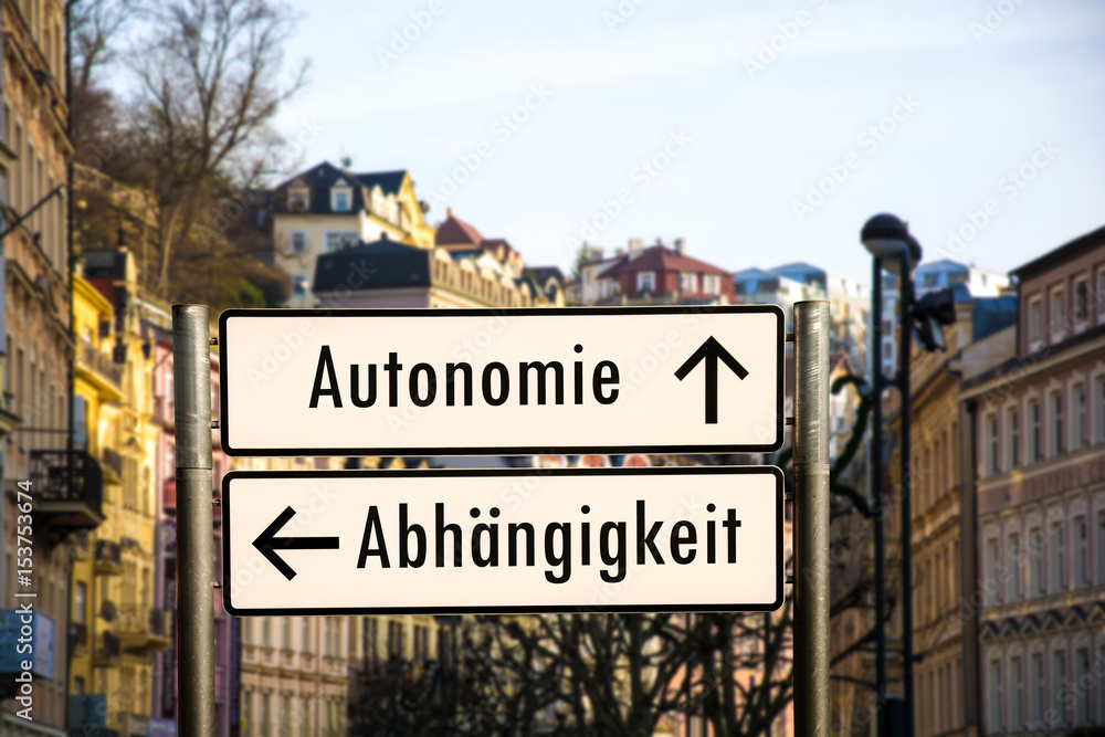 Schild 206 - Autonomie