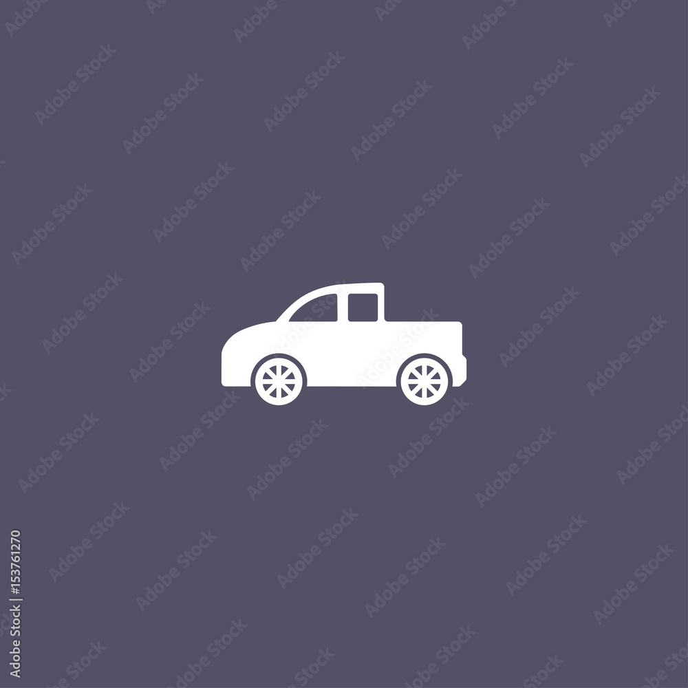 pickup icon. car sign
