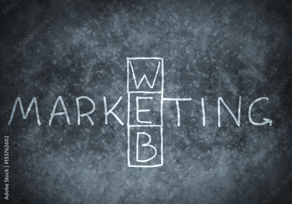 Obraz premium Chalk drawn crossword