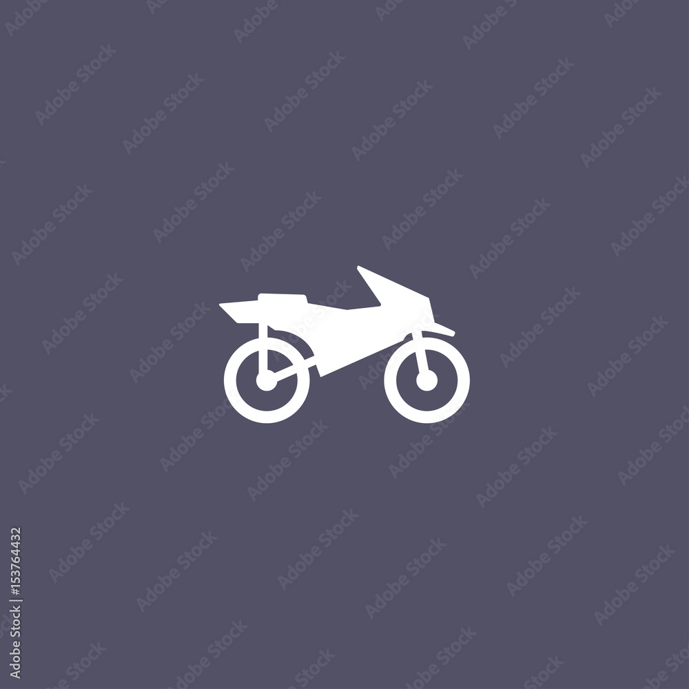 Motorcycle icon. transport sign Motorcycle icon. transport sign