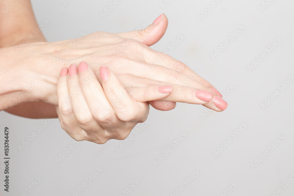 Keeping softness. Cropped closeup of a woman applying hand cream on her hands Keeping softness. Cropped closeup of a woman applying hand cream on her hands