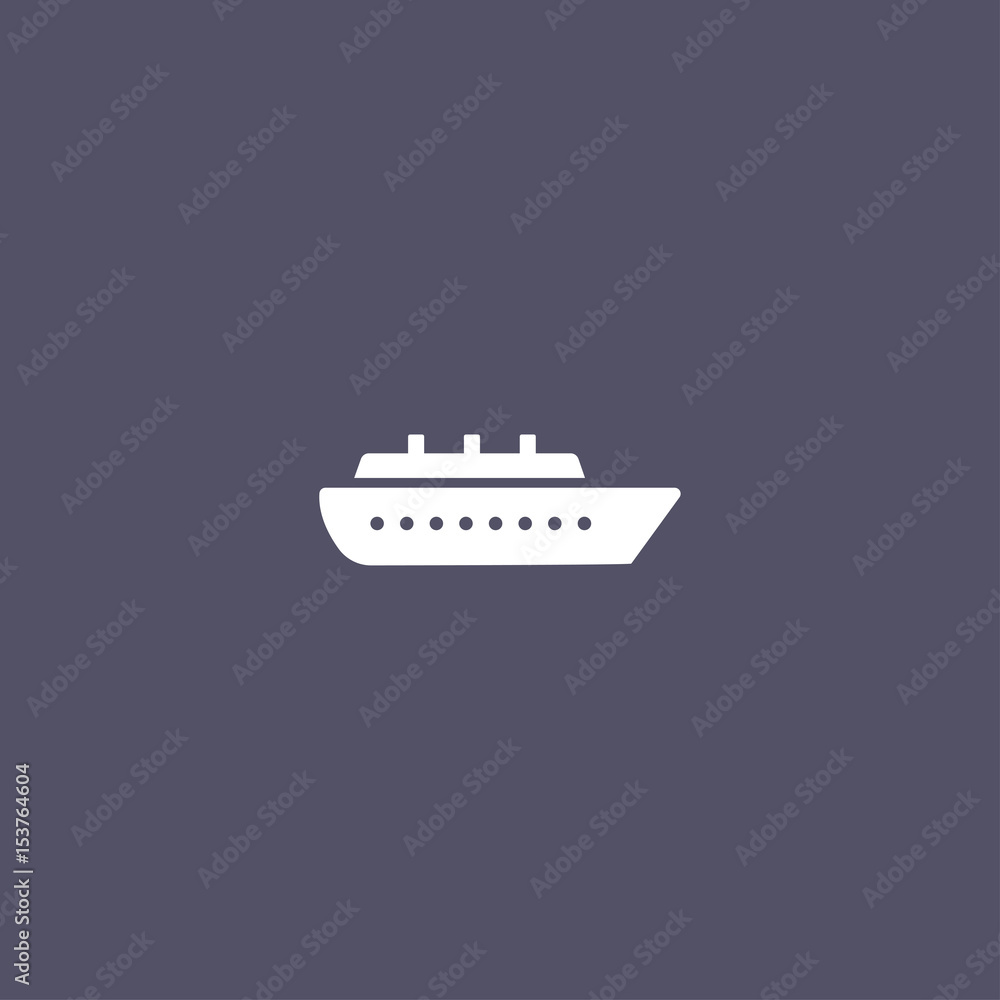 ship icon. transport sign ship icon. transport sign