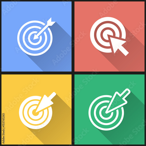 Target icon set.