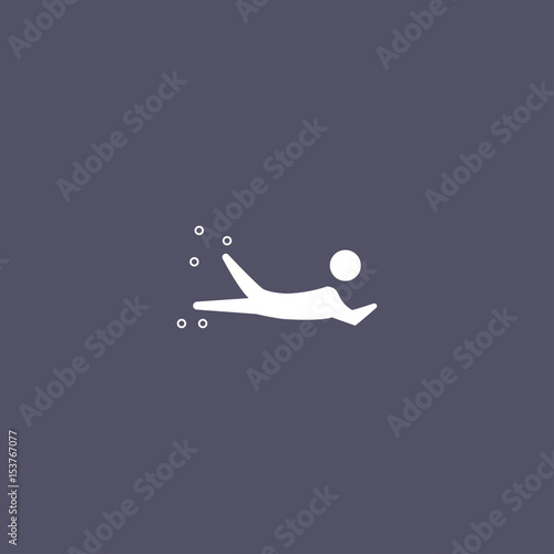 simple swimming icon