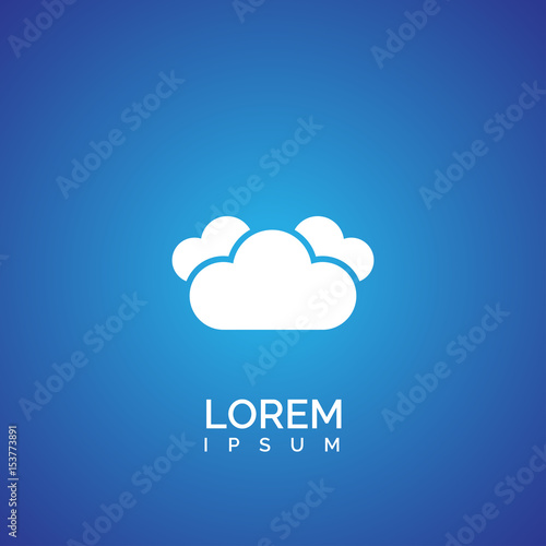 simple clouds icon