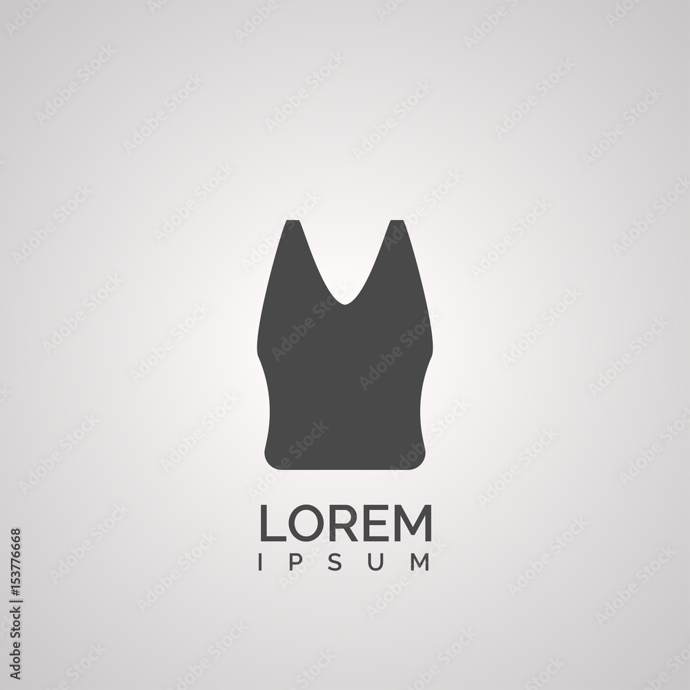 Fototapeta premium simple sleeveless icon