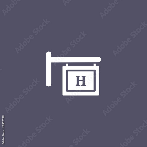 simple hospital icon