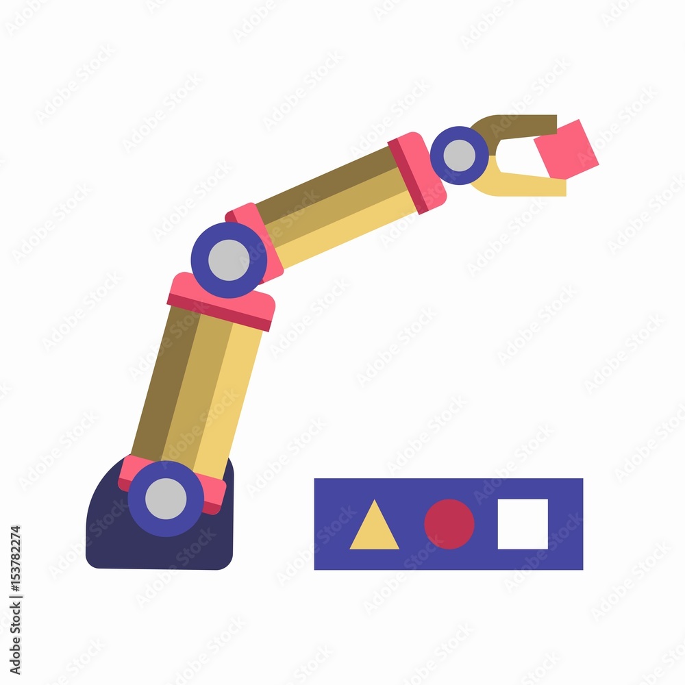 Robotic arm solving puzzle Robotic arm solving puzzle