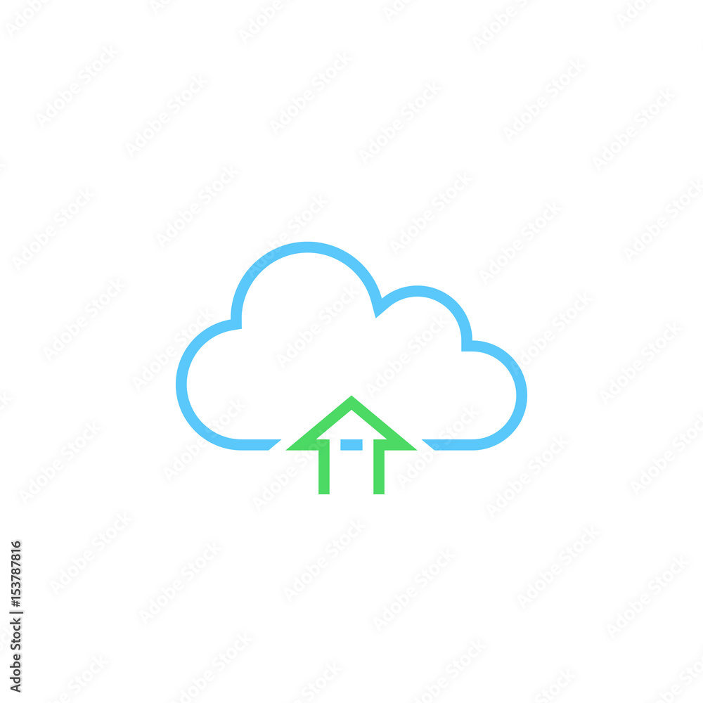 cloud upload line icon, outline vector logo illustration, linear pictogram isolated on white cloud upload line icon, outline vector logo illustration, linear pictogram isolated on white