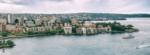 Sunset colors of Kirribilli Homes, Sydney