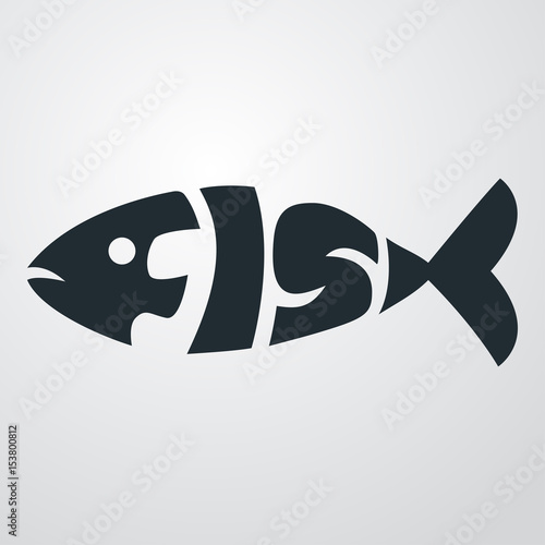 Logotipo FISH en fondo degradado
