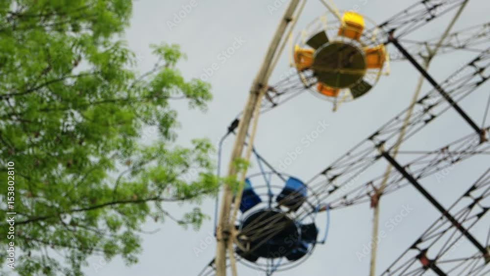 A big Ferris wheel in the city park of Ivano-Frankivsk, Ukraine A big Ferris wheel in the city park of Ivano-Frankivsk, Ukraine