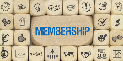 Membership / Würfel mit Symbole