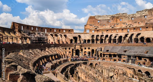  Colosseum the most well-known and remarkable landmark of Rome and Italy.