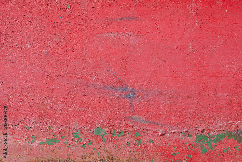 iron surface is covered with old paint, texture background iron surface is covered with old paint, texture background
