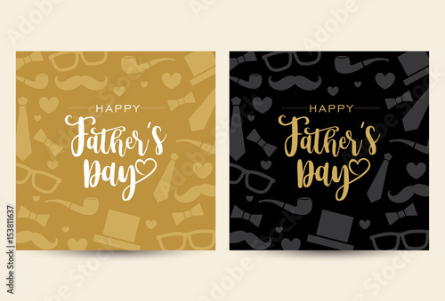 Father's day greeting card template