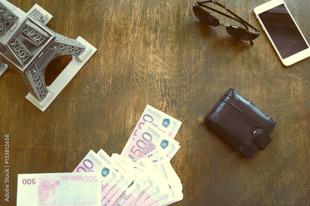 travel concept, it's necessary for a person with all the one-stock image