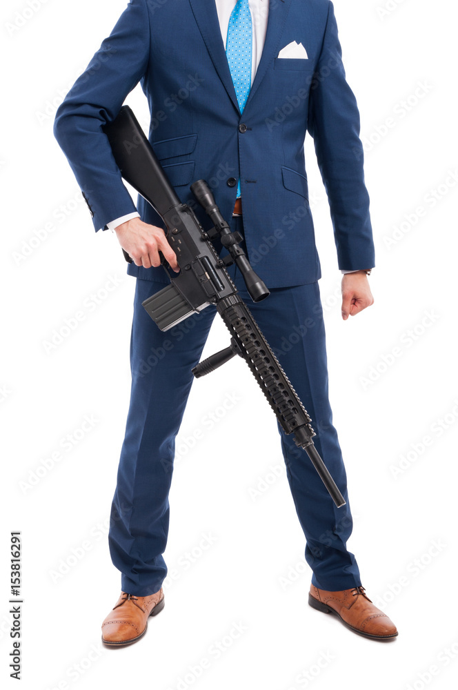 Unknown salesman with big weapon Unknown salesman with big weapon