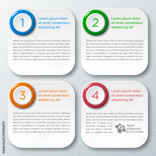 Infographics Web Banner & Label Design