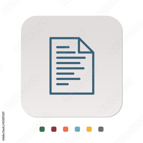 Papier Icon - Dokument