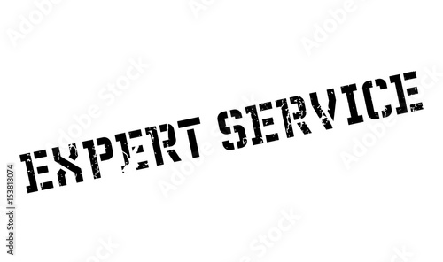 Expert Service rubber stamp. Grunge design with dust scratches. Effects can be easily removed for a clean, crisp look. Color is easily changed.
