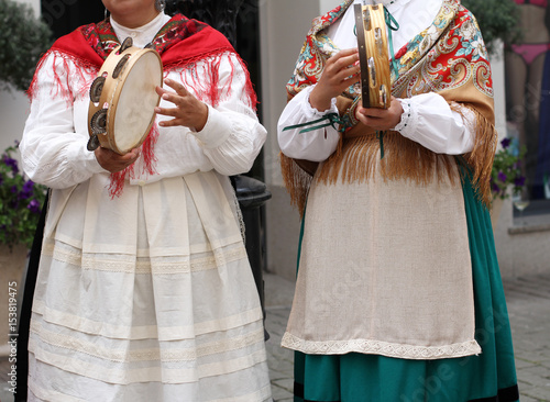 Traditional galician costume photo