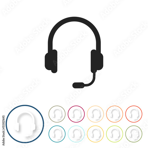 Bunte 3D Buttons - Headset Support