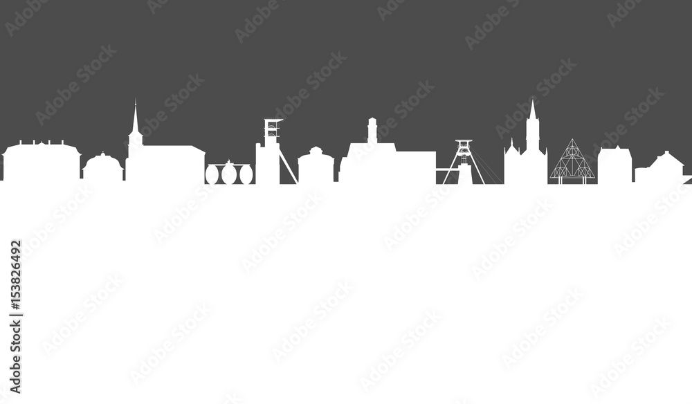 Obraz premium Bottrop Skyline