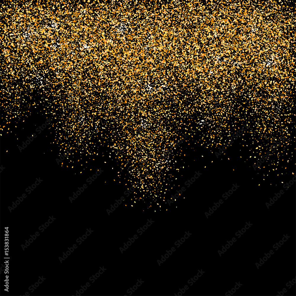 Gold glitter background. Golden backdrop for card, vip, exclusive, certificate, gift, luxury, privilege, voucher, store, present, shopping.