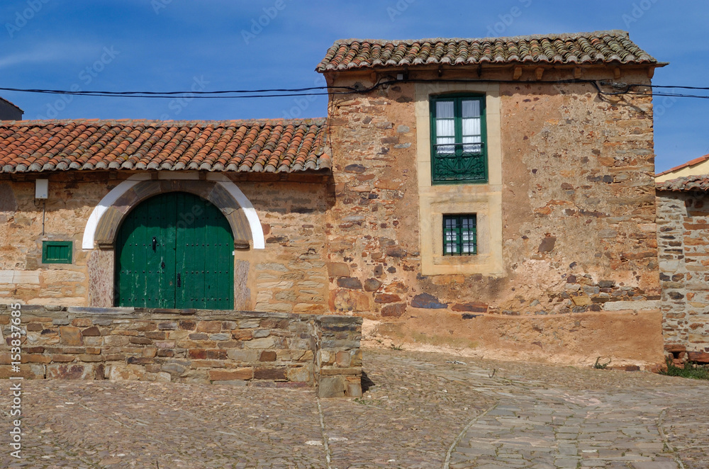 village of  Castrillo de los Polvazares, Leon province, Spain