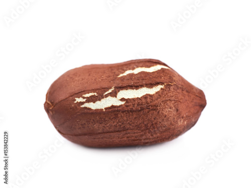 Peeled peanut isolated