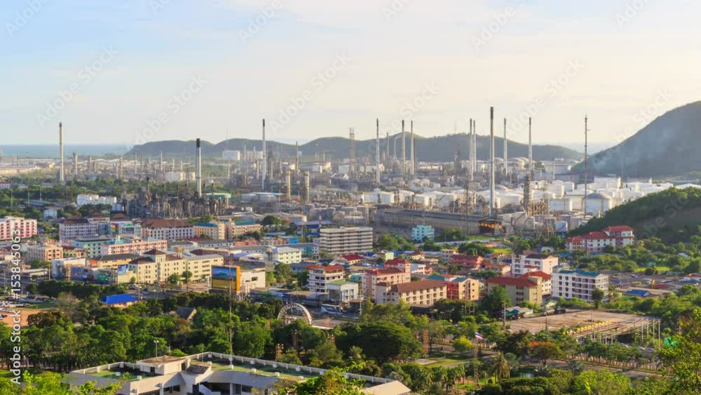 Time Lapse sunset at Oil refinery ,Thailand : Timelapse shot original size 4k (4096x2304) Time Lapse sunset at Oil refinery ,Thailand : Timelapse shot original size 4k (4096x2304)