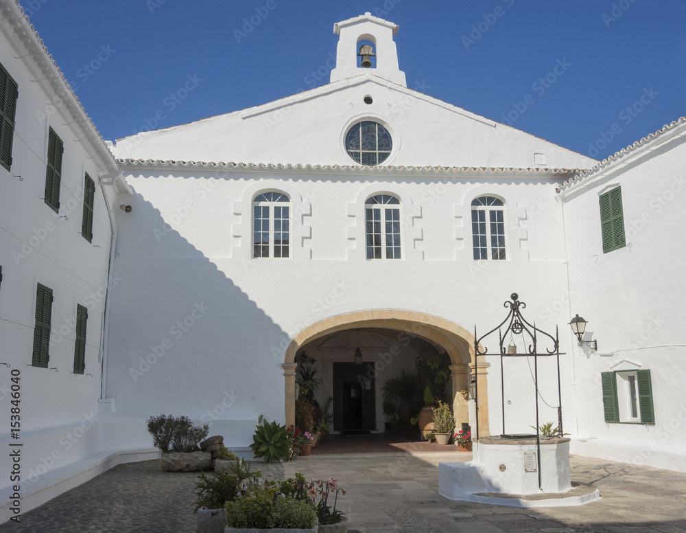 Fototapeta premium The Sanctuary of the Verge del Toro, Es Mercadal, Menorca, Spain
