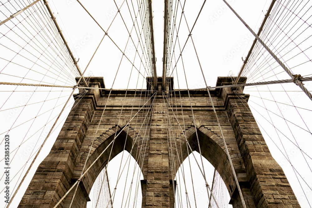 Obraz premium Brooklyn Bridge Detail