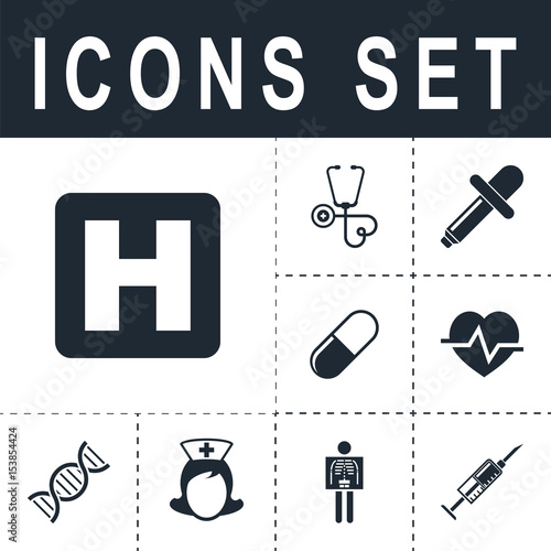 icon hospital sign