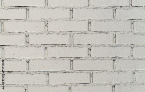 White brick wall close-up, background for your text