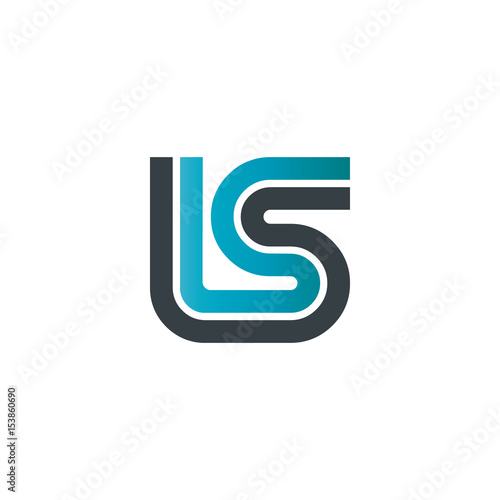 Free Download Initial Letter LS IS Linked Design Logo - GFXLoad