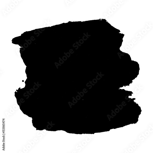 Abstract black ink blot background