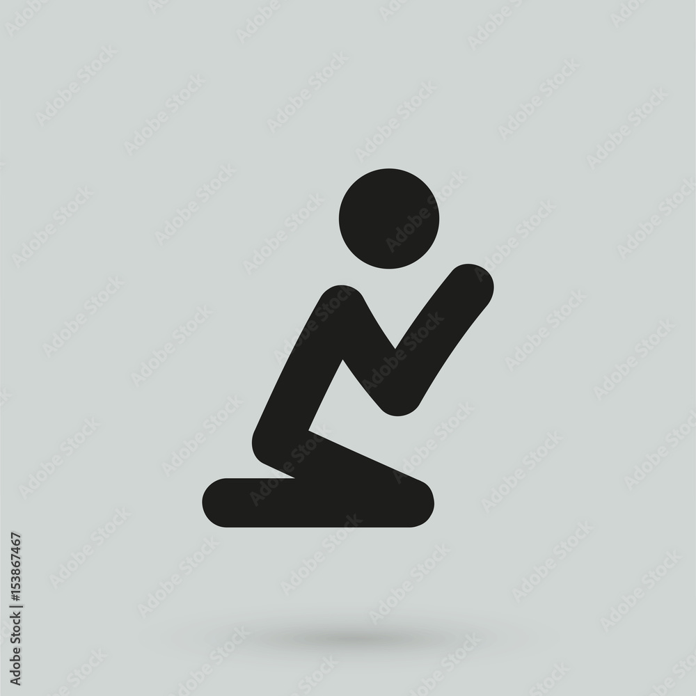 Pray icon from Man. Pray icon from Man.