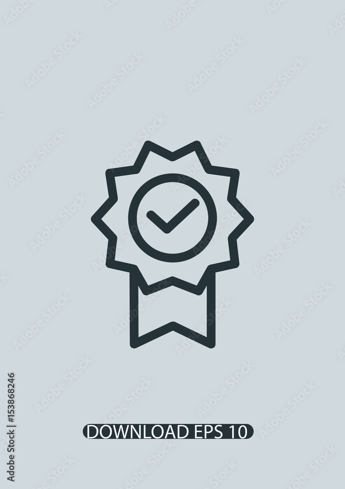 Ribbon icon, Vector Ribbon icon, Vector